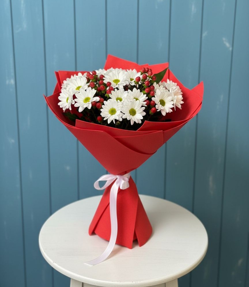 Букет цветов из: Хризантемы в Литвиново