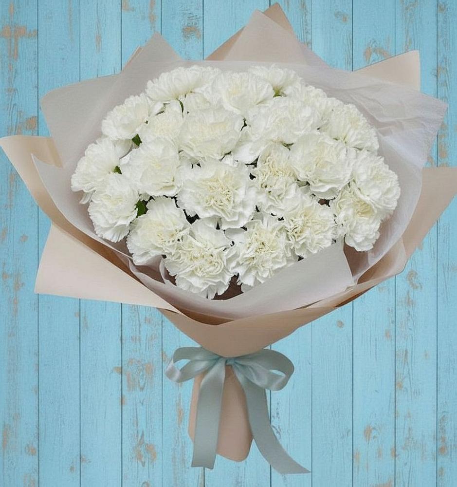 Букет цветов из: Гвоздики в Литвиново