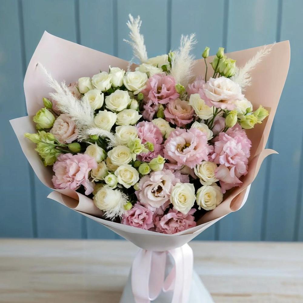 Букет цветов из: Альстромерии и Розы в Литвиново