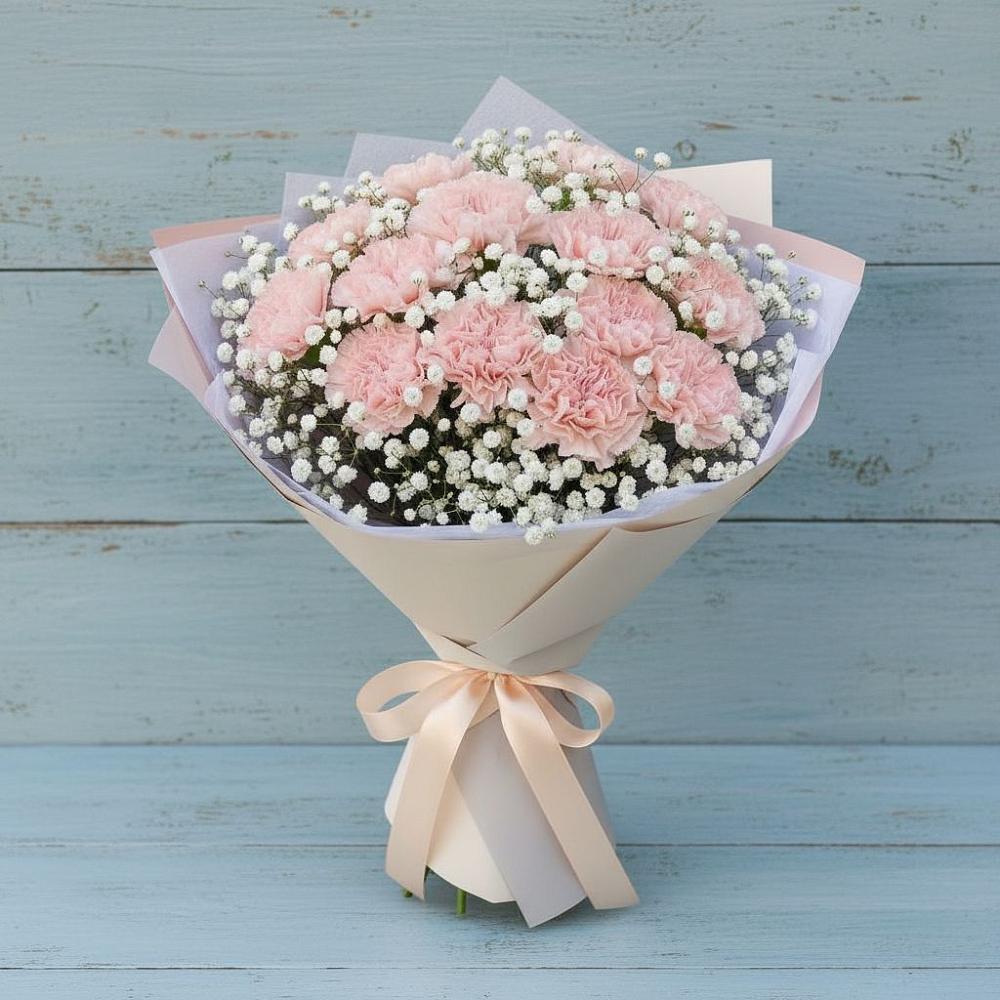 Букет цветов из: Гвоздики в Литвиново