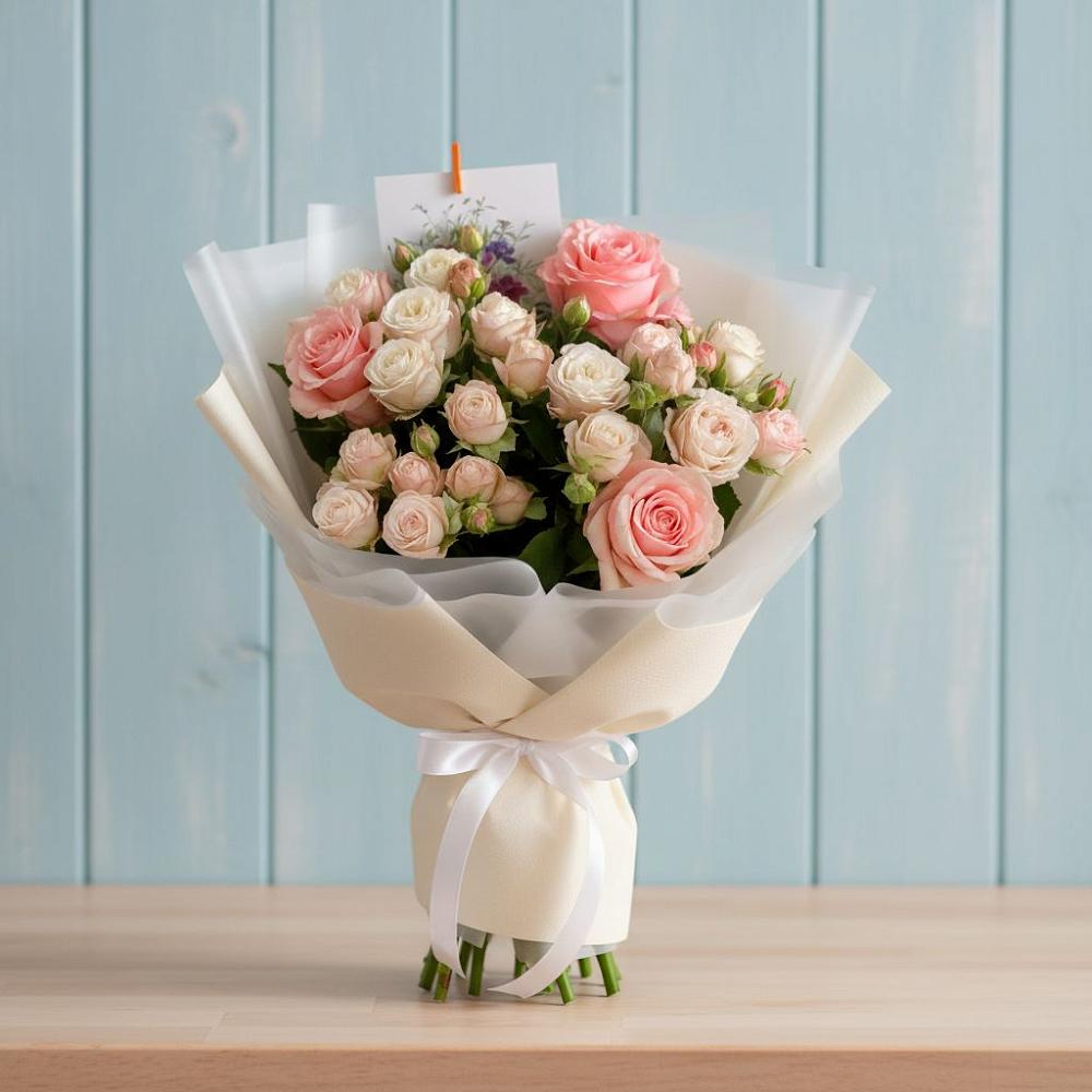 Букет цветов из: Розы в Литвиново