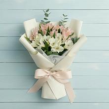 Букет цветов из:  Альстромерии в Литвиново