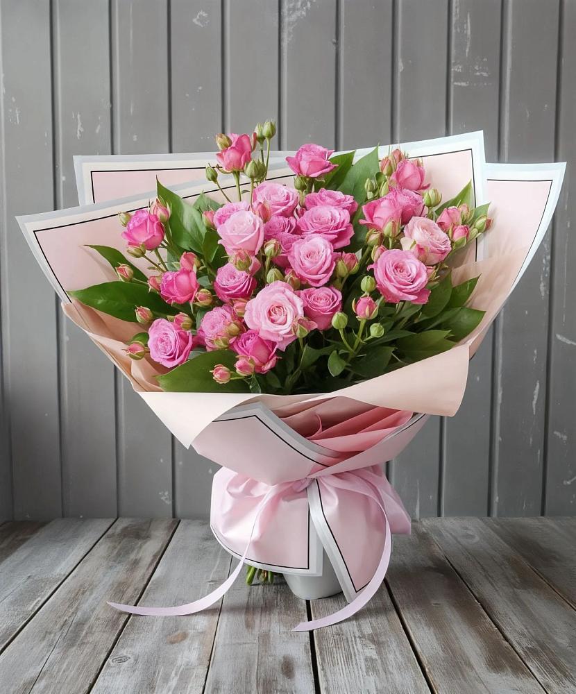 Букет Розовый кустик в Литвиново