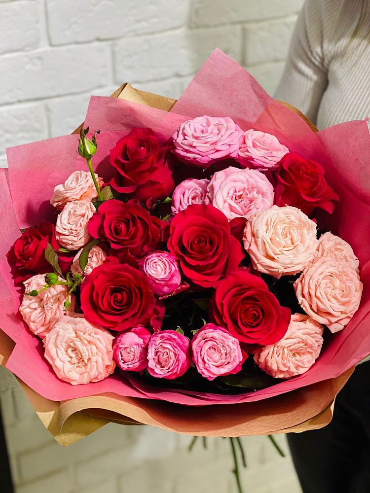 Букет цветов из: Розы в Литвиново