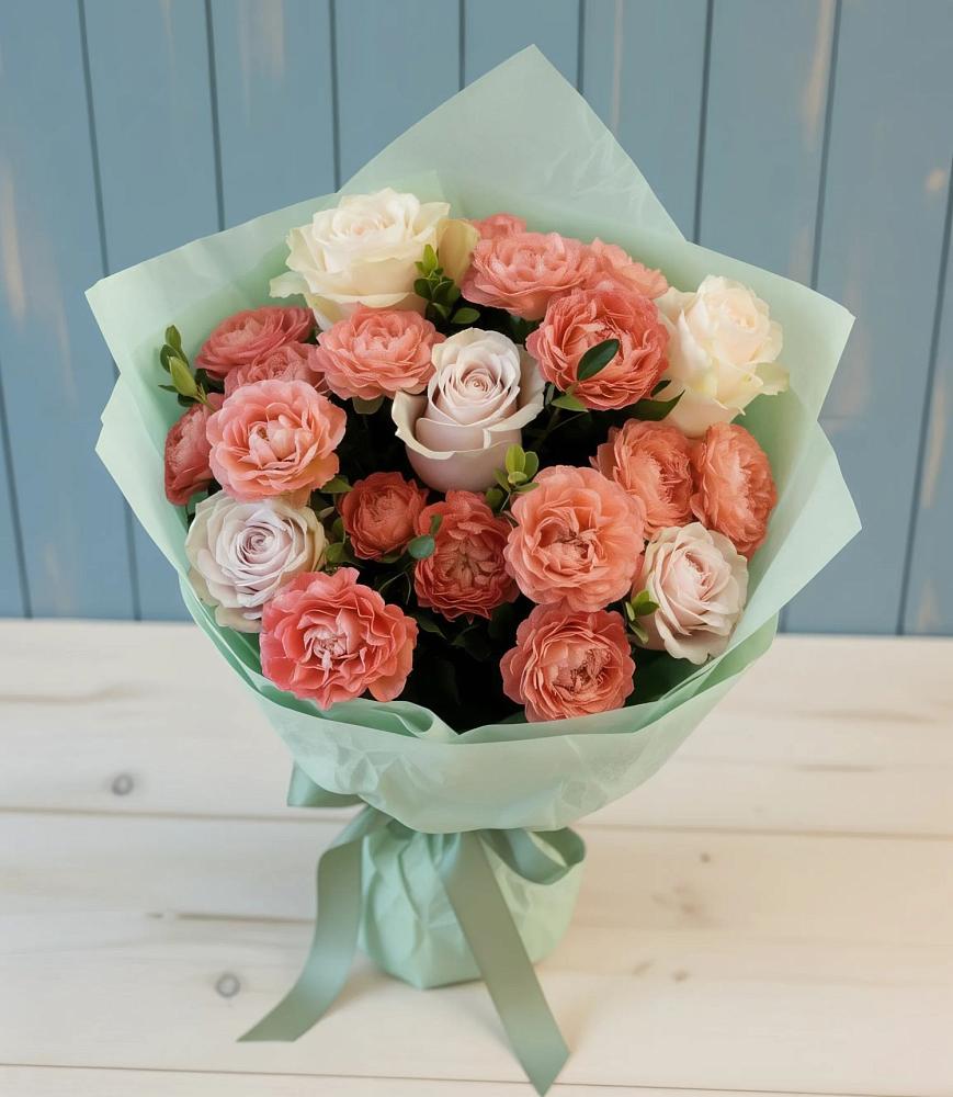 Букет цветов из: Розы в Литвиново