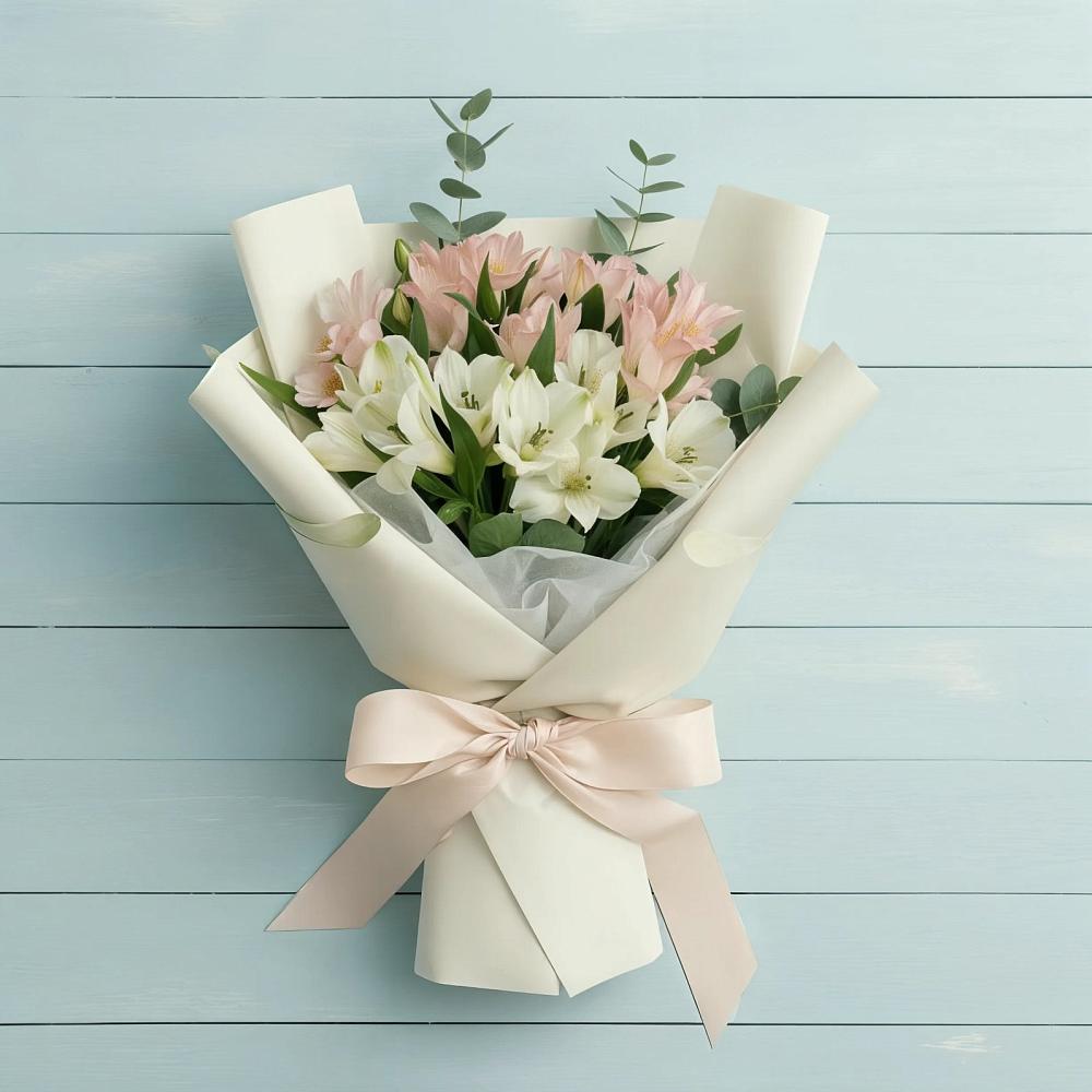 Букет цветов из: Альстромерии в Литвиново