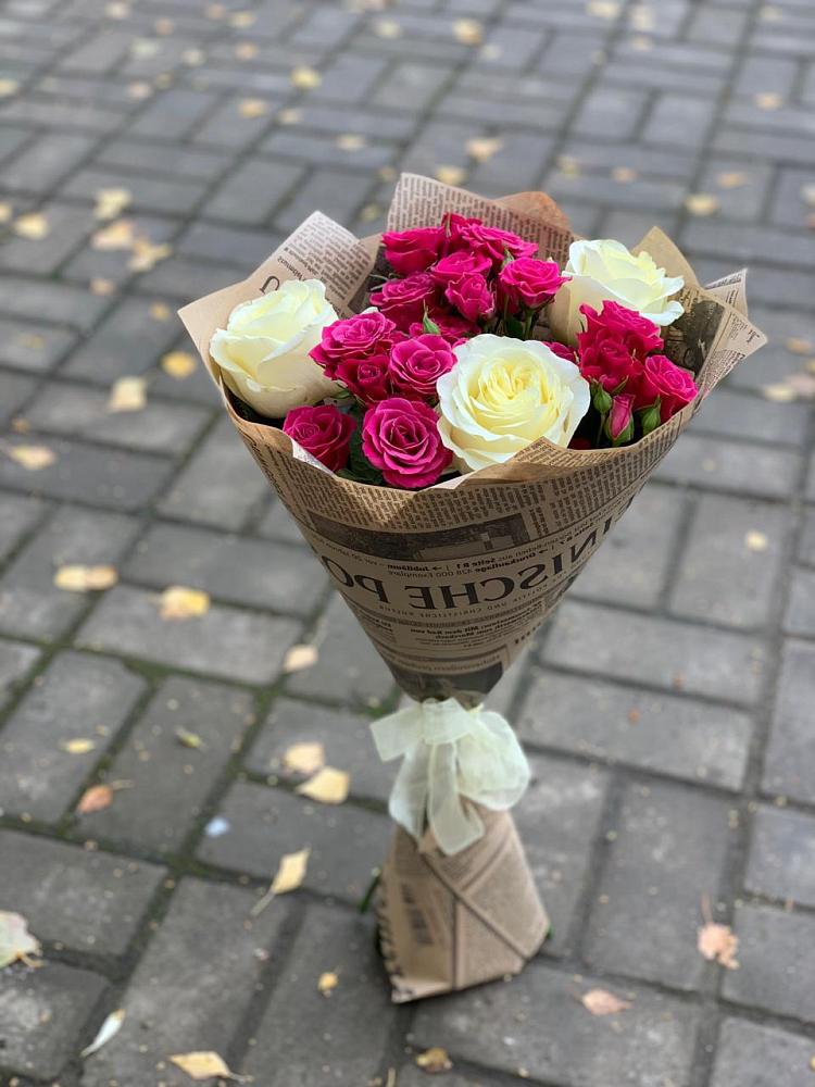 Букет цветов из: Розы в Литвиново